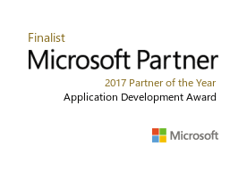 Finalist in 2017 Microsoft Partner Awards